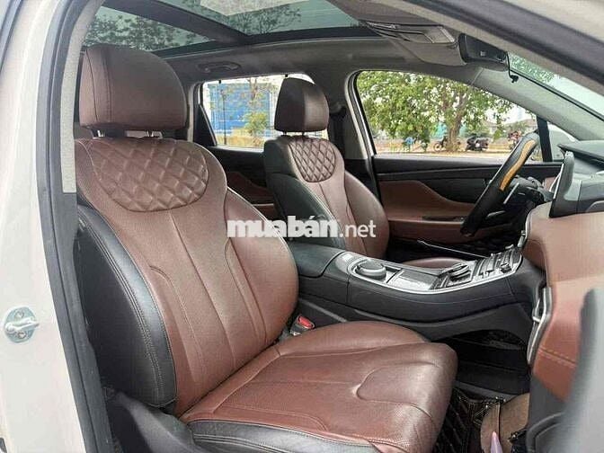 Hyundai Santafe 2022 full xăng 36.000km Trắng