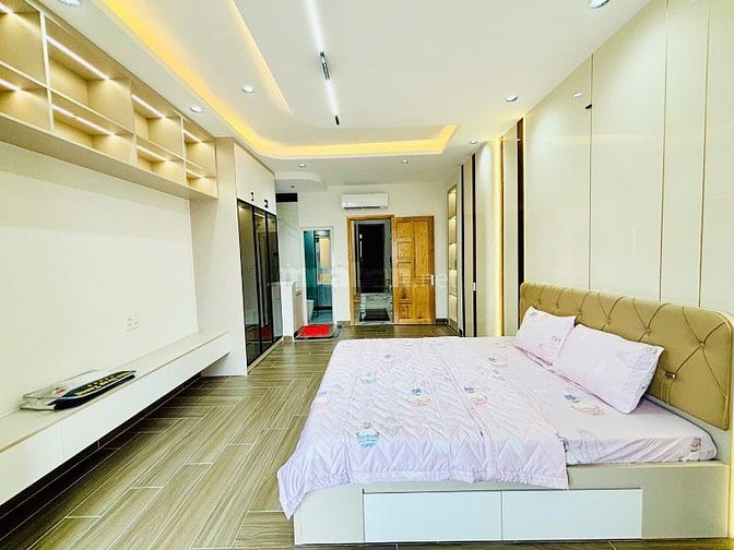 Nhà mới 4x20m 1 trệt lửng 4 lầu st 6PN 9WC có thang máy - Giá 15 tỷ Tl