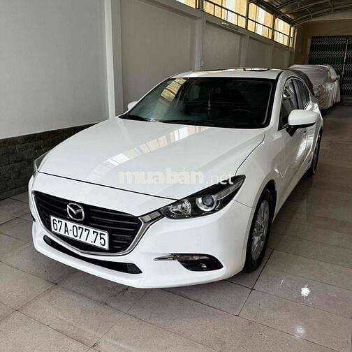Mazda 3 Sedan 2018 Full Option Trắng 56000 km