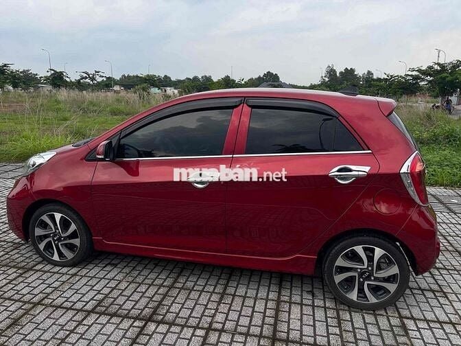 Kia Morning 2016 Số tự động màu Đỏ