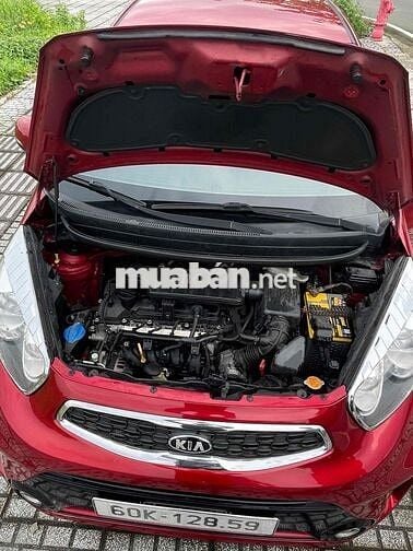 Kia Morning 2016 Số tự động màu Đỏ
