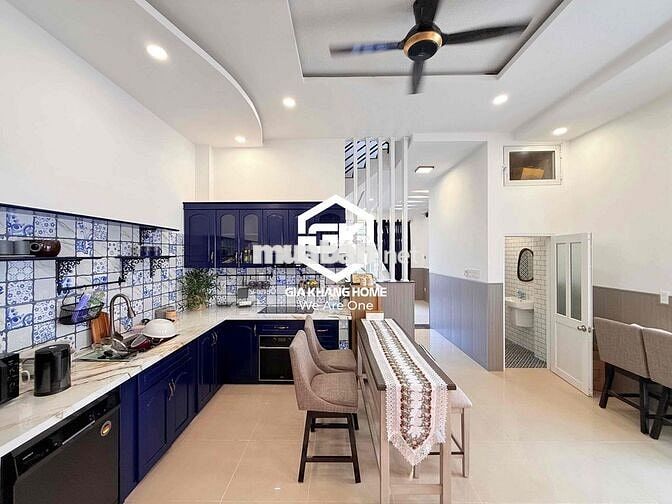 CHO THUÊ DÀI HẠN NHÀ PHỐ MẶT TIỀN 3 TẦNG PHONG CÁCH ĐỊA TRUNG HẢI 4 PH