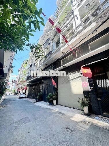 NHÀ ĐẸP Ở NGAY- HẺM XE HƠI THÔNG-PHƯỜNG 15- TÂN BÌNH- DT 4X14- 5 TẦNG
