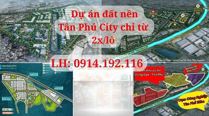 Khu đô thị Đông Cao Tân Phú - Tân Phú city ra hàng đợt 1