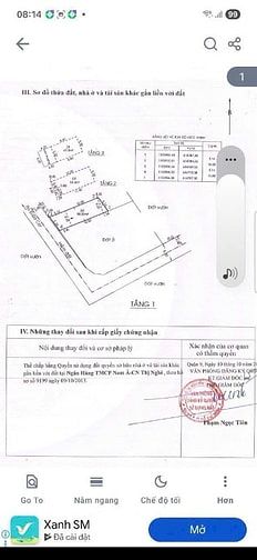 Nhà 3 tấm đẹp ,hẽm ô tô tránh nhau ,dt 80m2,ngang lớn 5,14m