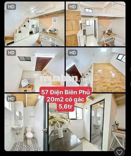 CHDV Bình Thạnh Khu Hàng Xanh | Full Nội Thất | 5tr2-6tr3