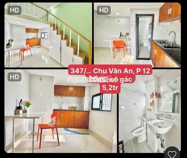 CHDV Bình Thạnh Khu Hàng Xanh | Full Nội Thất | 5tr2-6tr3
