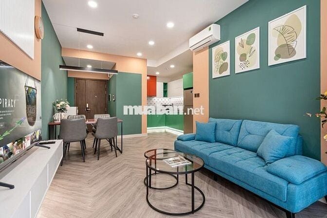 Cho thuê căn hộ SaiGon Royal, 2PN view sông Sài Gòn & Bitexco, 24 tr