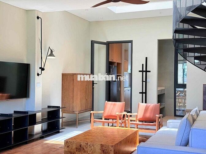 CHO THUÊ DÀI HẠN CĂN HỘ DUPLEX 2 TẦNG BÁN CỔ ĐIỂN 2 PHÒNG NGỦ FULL NỘI