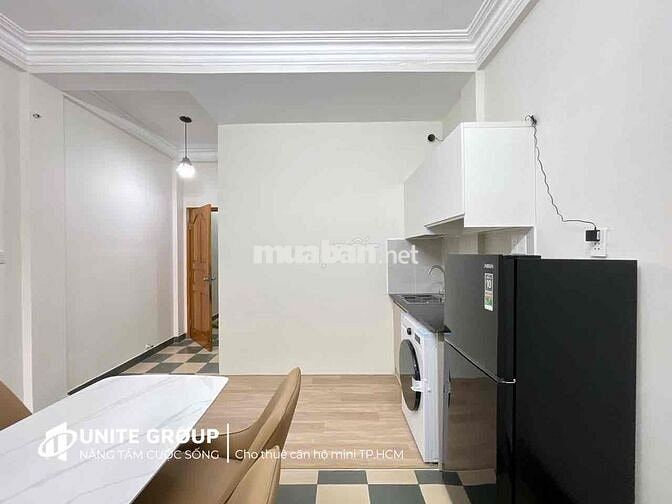 Mới 100% căn hộ ban công tách bếp ngay Lê Quang Định gần Chợ Bà Chiểu