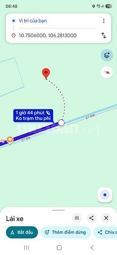 Đất chỉ có 186 nghìn/1m2, 2MT đường nhựa, Thủ Thừa, giáp Bến Lức, LA