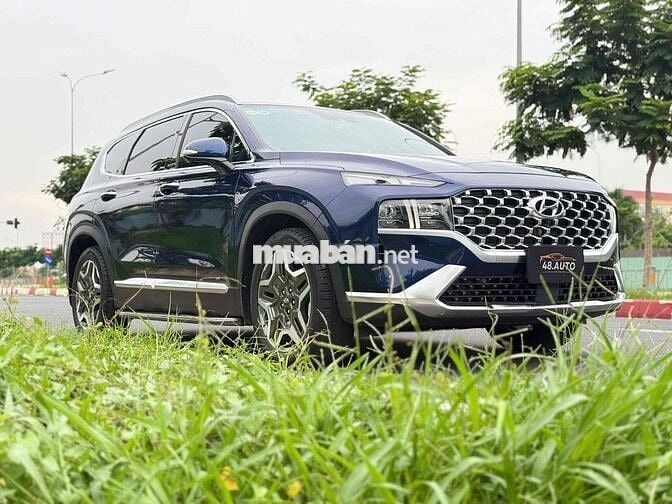 Hyundai SantaFe Premium 2022 Xanh Tự động 42000 km