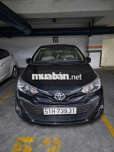 Toyota Vios 1.5G CVT 2020 Đen 20.439 km