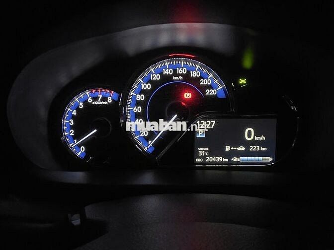 Toyota Vios 1.5G CVT 2020 Đen 20.439 km