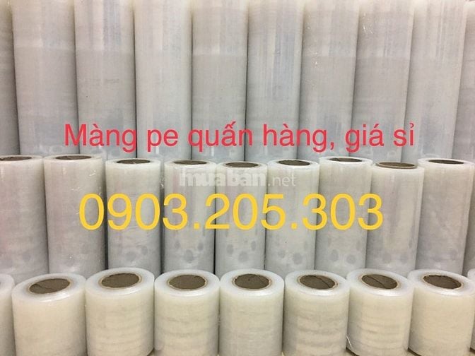 Bán màng PE quấn bọc hàng, bàn ghế nội thất tại Tân Bình, giá sỉ.