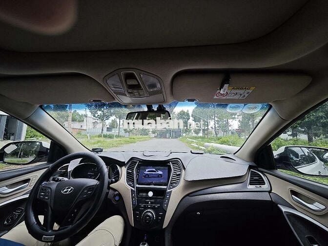 Hyundai Santafe 2 cầu, bản cao cấp Trắng 70000 km