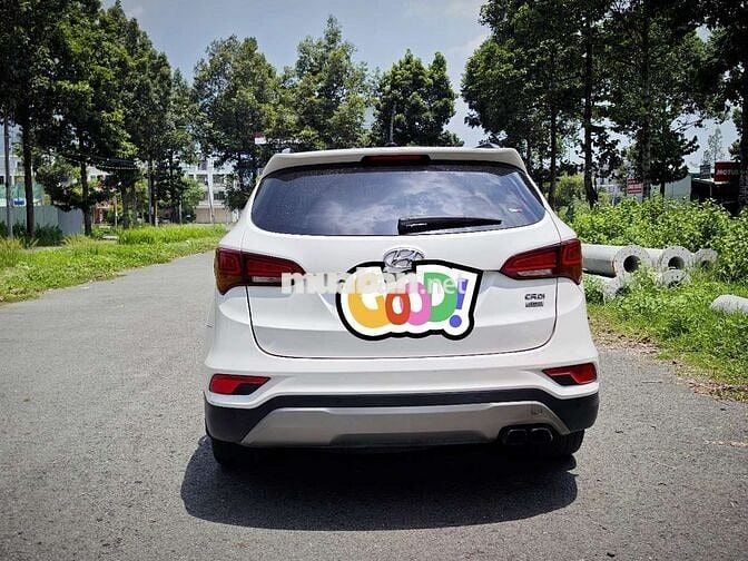 Hyundai Santafe 2 cầu, bản cao cấp Trắng 70000 km