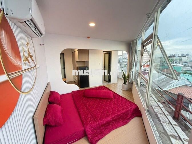 STUDIO CAO CẤP VIEW CỬA KÍNH SIÊU THOÁNG - FULL NỘI THẤT NGAY ĐẦM SEN