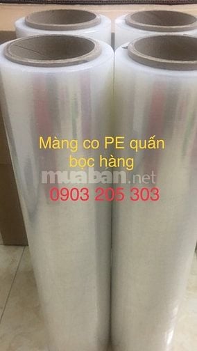 Bán màng PE quấn bọc hàng, bàn ghế nội thất tại Tân Bình, giá sỉ.