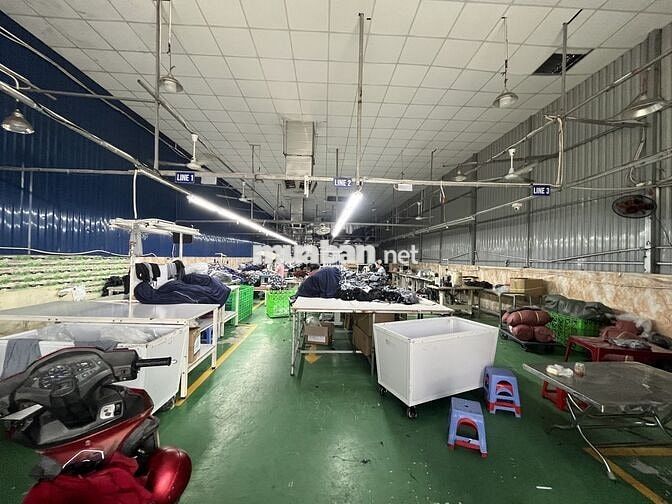 CHO THUÊ XƯỞNG 300M GẦN CHỢ THÔNG DỤNG AN PHÚ THUẬN AN CÓ NỀN EPOXY