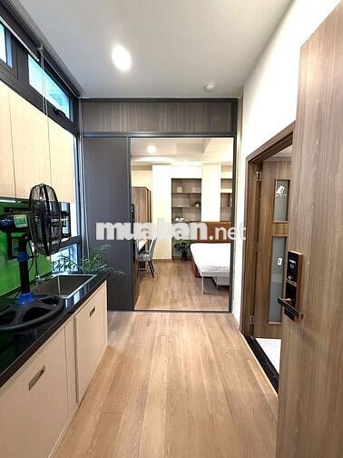 Trong tòa Villa- Căn 1 PN tách bếp Hoàng Hoa Thám- Full nội thất