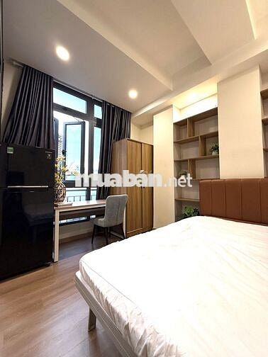 Trong tòa Villa- Căn 1 PN tách bếp Hoàng Hoa Thám- Full nội thất