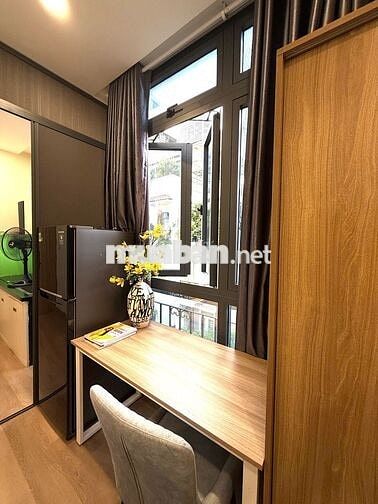 Trong tòa Villa- Căn 1 PN tách bếp Hoàng Hoa Thám- Full nội thất