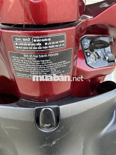 Honda Vision 2018 màu Đỏ