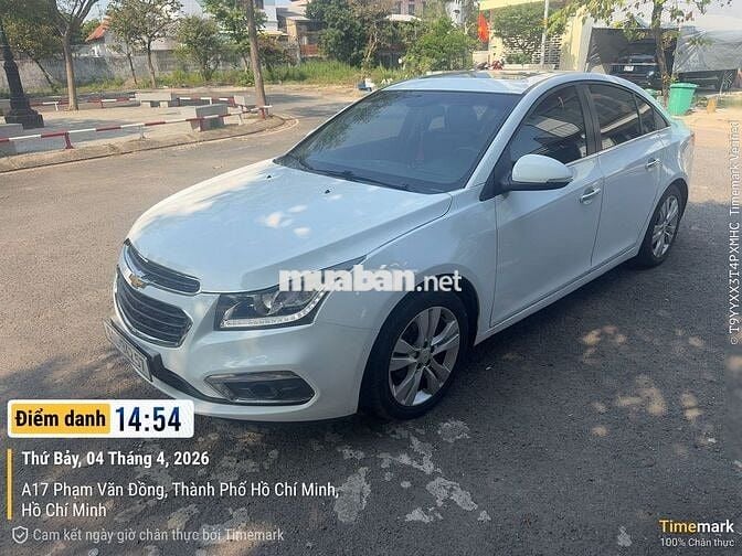 Chevrolet Cruze LTZ 1.8 2017 Trắng 88000 Km