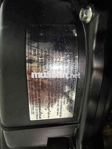 Yamaha Grande 2025 Đen 7141 km