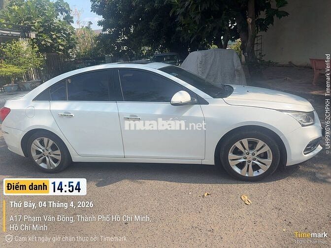 Chevrolet Cruze LTZ 1.8 2017 Trắng 88000 Km