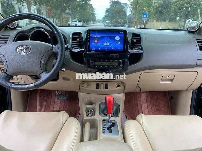 Toyota Fortuner 2009 2 cầu Đen