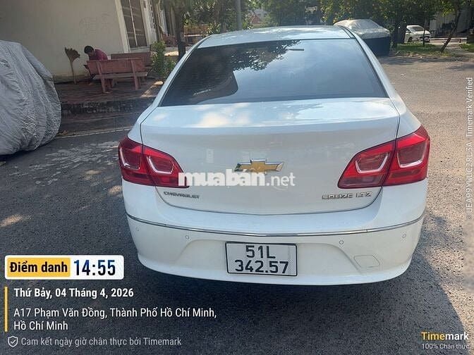 Chevrolet Cruze LTZ 1.8 2017 Trắng 88000 Km