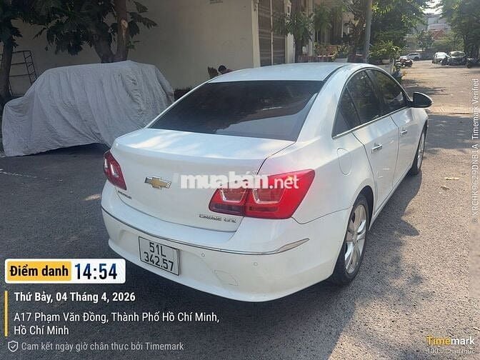 Chevrolet Cruze LTZ 1.8 2017 Trắng 88000 Km