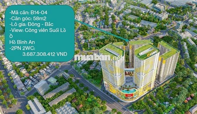✨ CẦN BÁN CĂN GÓC SIÊU ĐẸP - VIEW TRỌN CÔNG VIÊN & HỒ BÌNH AN ✨