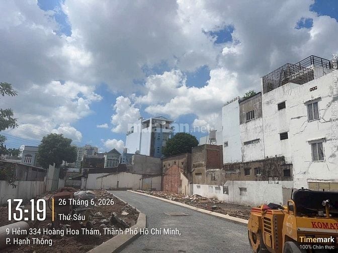 Chỉ còn 8 lô Hẻm xe hơi Hoàng Hoa tham. P5. Bình Thạnh