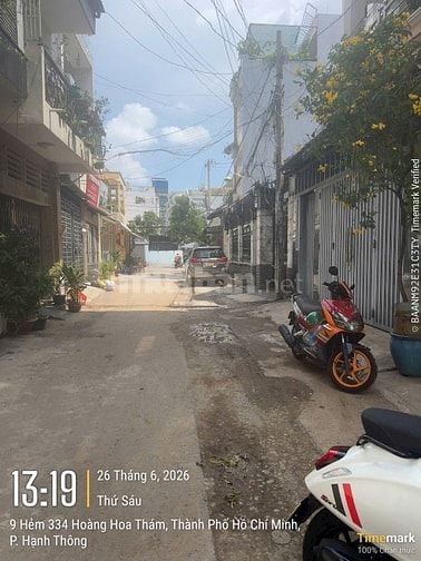 Chỉ còn 8 lô Hẻm xe hơi Hoàng Hoa tham. P5. Bình Thạnh