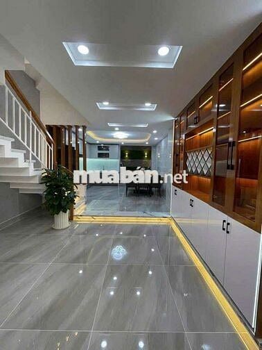 CHO THUÊ NHÀ FULL NỘI THẤT 4PN 6WC THẠNH LỘC 13 AN PHÚ ĐÔNG Q12