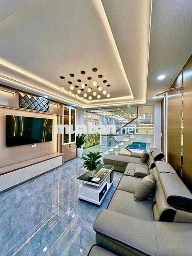 Cho Thuê Nhà DT 4x25m 1Trệt 1Lửng 3Lầu 4Pn 5Wc Sân Ôtô Hẻm Xe Tải Thôg