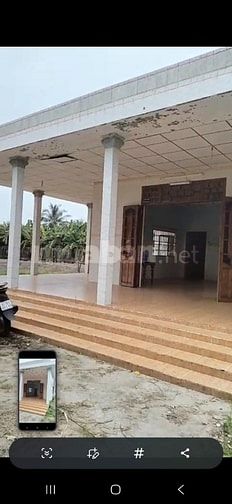 Bán 3,800m2 thổ + căn nhà 300m2, đường 5m, Hiệp Thạnh, C Thành Long An