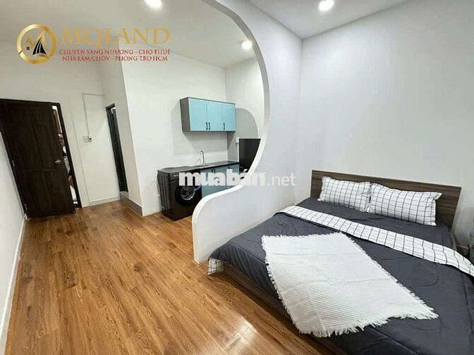 Nhà 8pn CHDV ban công trước/sau - Nguyễn Gia Trí ,Bình Thạnh 