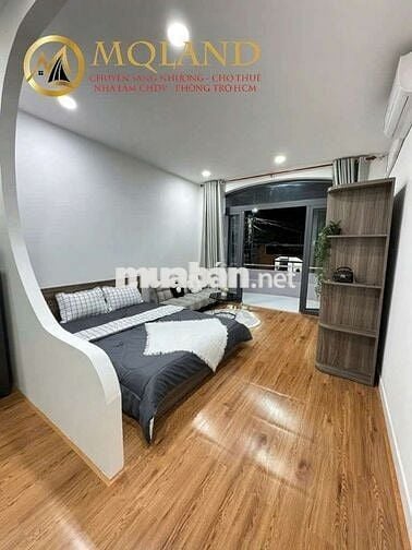Nhà 8pn CHDV ban công trước/sau - Nguyễn Gia Trí ,Bình Thạnh 