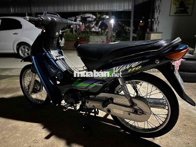 Honda Wave 100 Xanh Nguyên zin ra đi cứu chủ