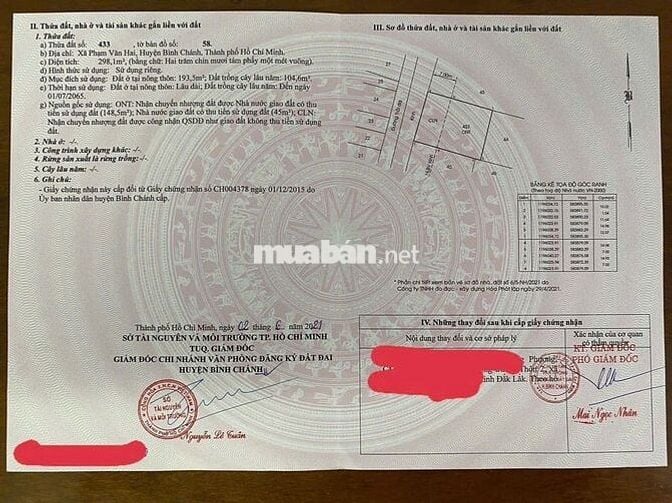BÁN ĐẤT 300m² - MẶT TIỀN 15M - ĐƯỜNG Ô TÔ 4M - KÊNH 3 AN HẠ