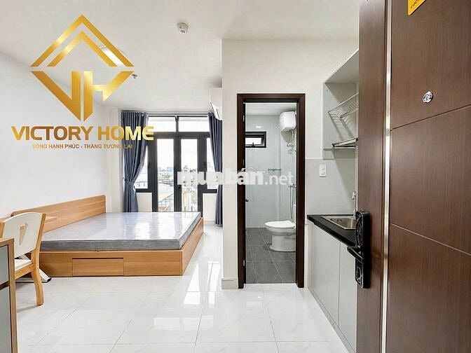 Chung cư mini mới!Phòng ban công-Full nội thất-Thang máy-Hầm xe-Bảo vệ