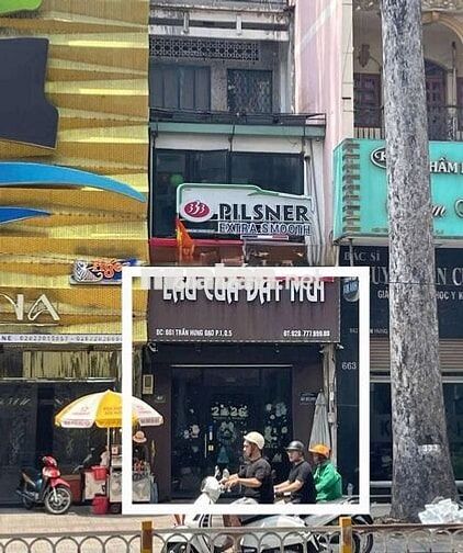 CHO THUÊ NHÀ MẶT TIỀN : TRẦN HƯNG ĐẠO, PHƯỜNG 1, QUẬN 5 