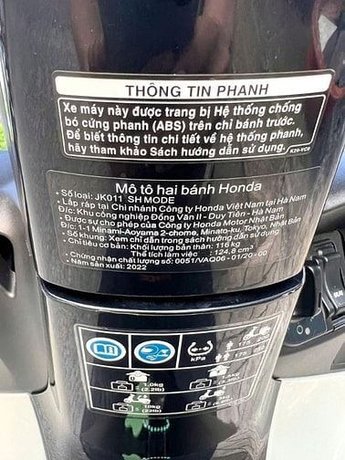 Bán xe Shmode 125 2022 bản thể thao còn mới cứng 