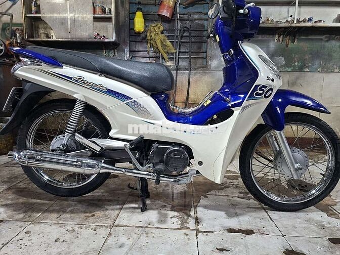 SYM Angela 50cc 2022 Trắng Xanh