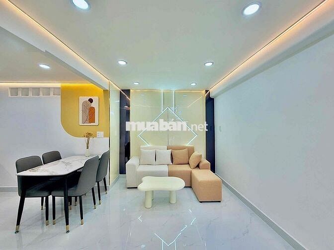 Nhà 3 tầng hẻm 6m 76m2 sử dụng chính chủ bán gửi 60tr hoa hồng