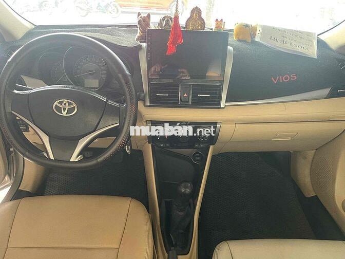 Toyota Vios 1.5E MT 2016 Số sàn Vàng cát